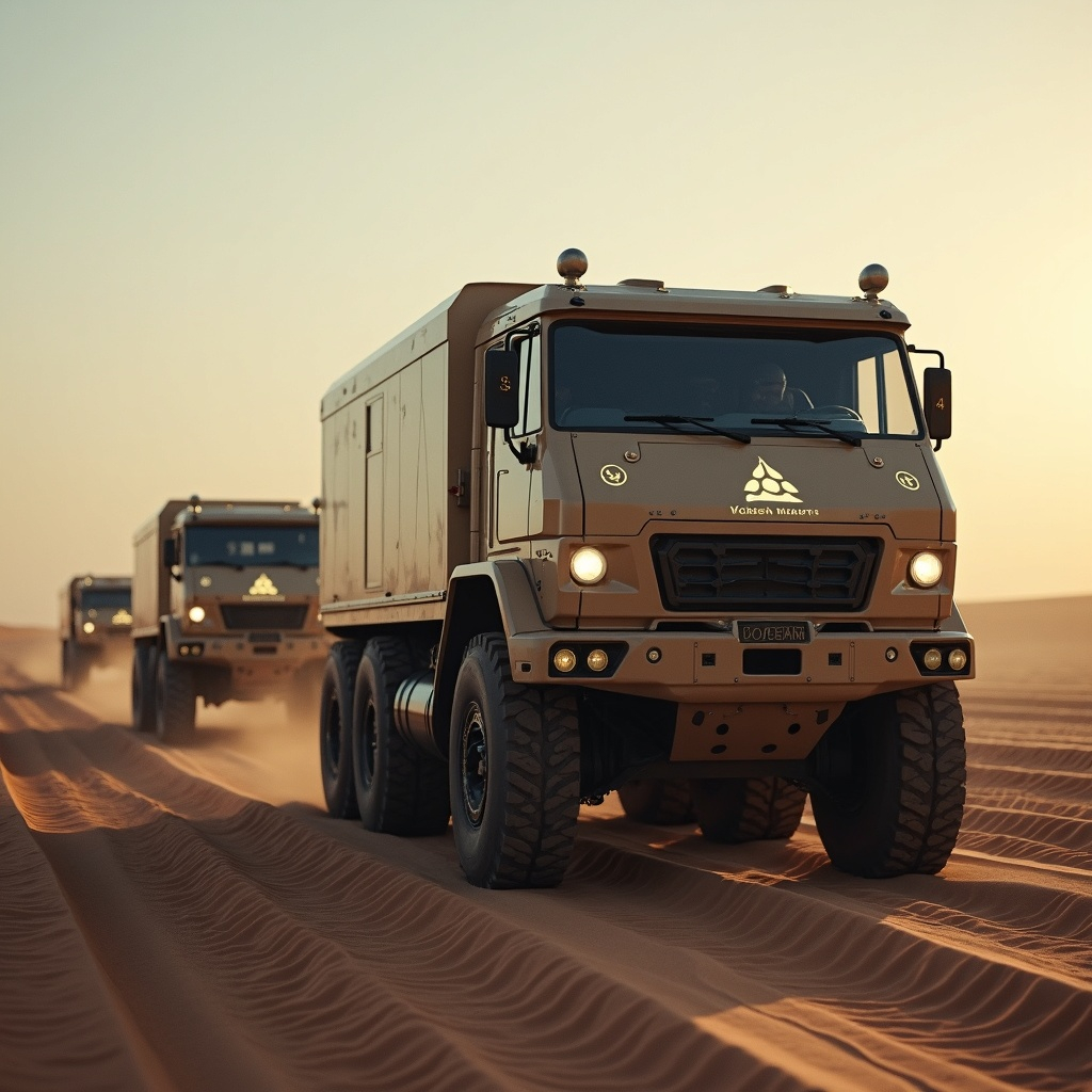 Truk Militer Hidrogen: Armada Perang Ramah Lingkungan