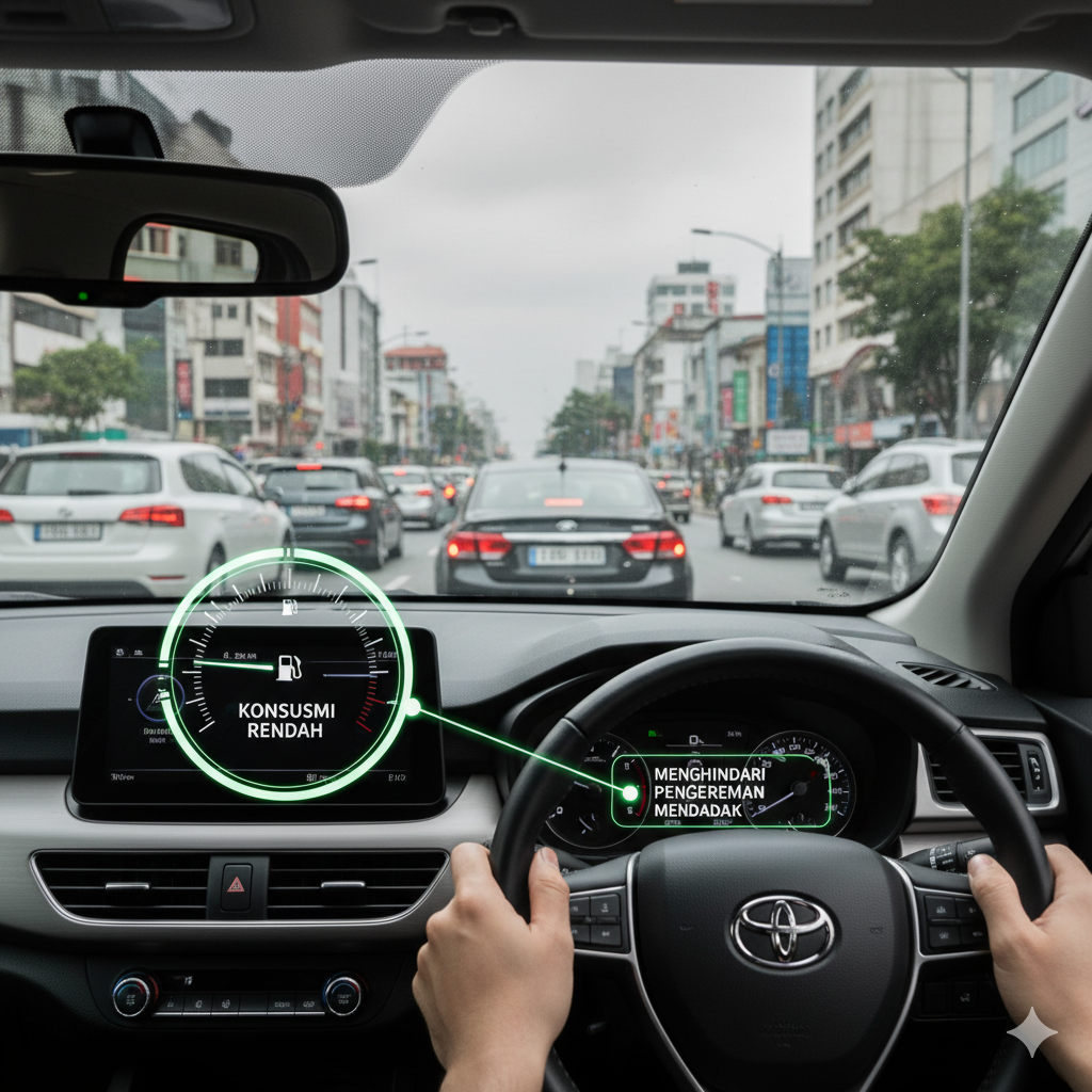 Tips Mengemudi Irit BBM di Tengah Kemacetan.
