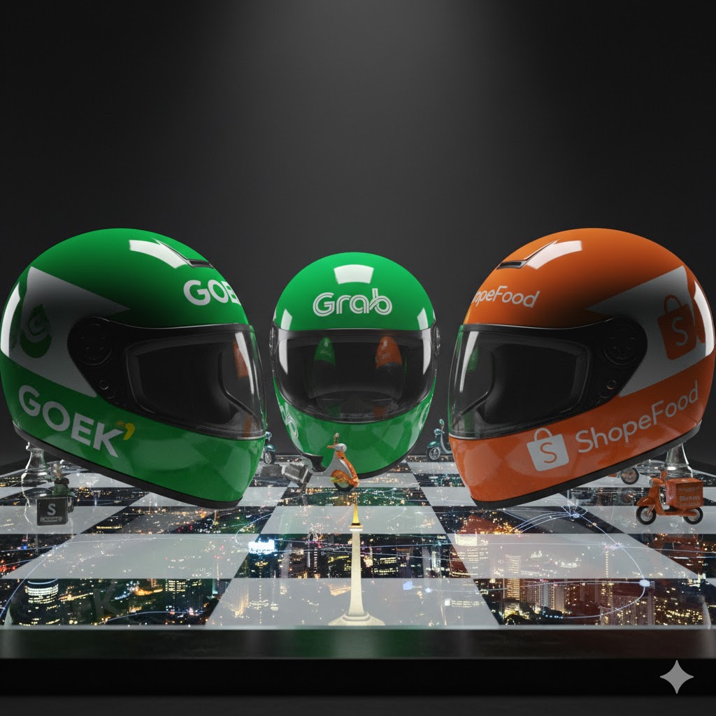 Perang Aplikasi Super: Peta Persaingan Gojek vs Grab vs Shopee di Pasar On-Demand