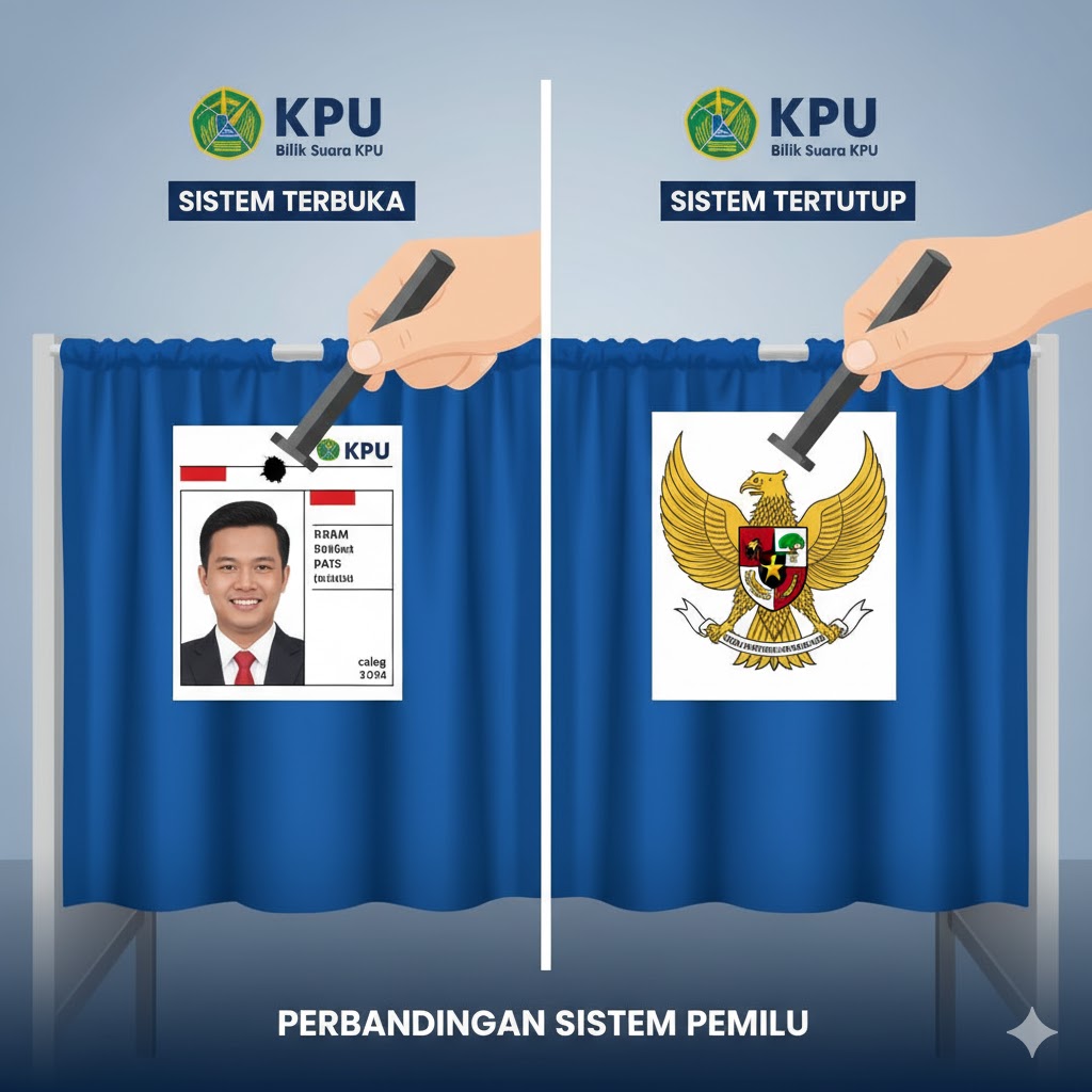 Proporsional Terbuka vs. Tertutup: Mencari Sistem Pemilu Ideal untuk Demokrasi Indonesia